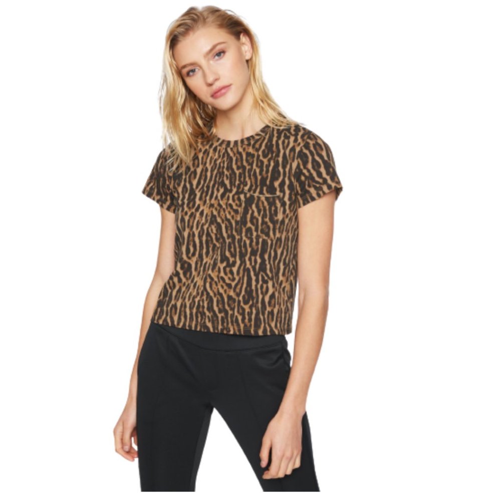 Pam & Gela SJ80312045 New With Tags Ocelot Tee